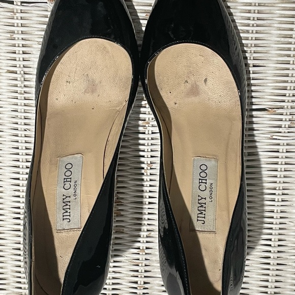 JIMMY CHOO classic black patent leather pumps - Picture 8 of 9